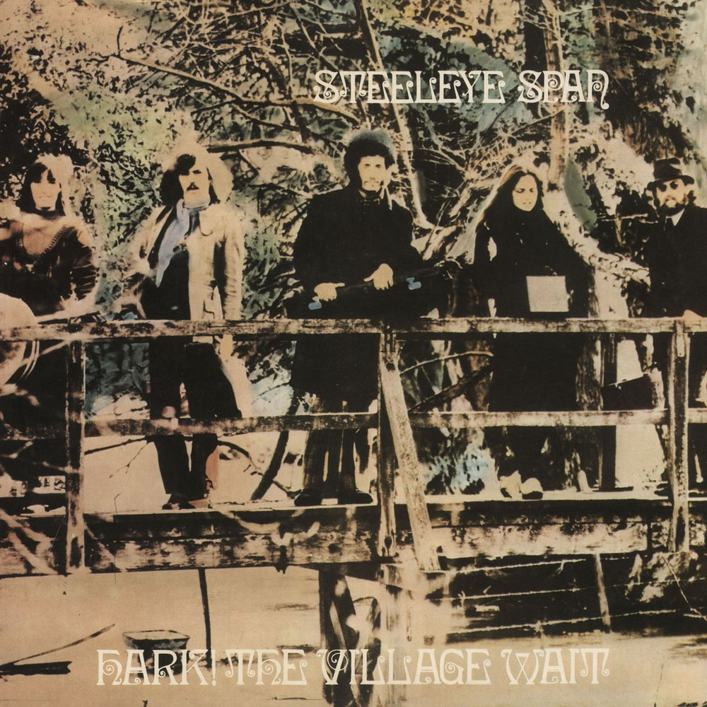 Steeleye Span Hark! The Village Wait + Insert UK vinyl LP album (LP record) CREST22