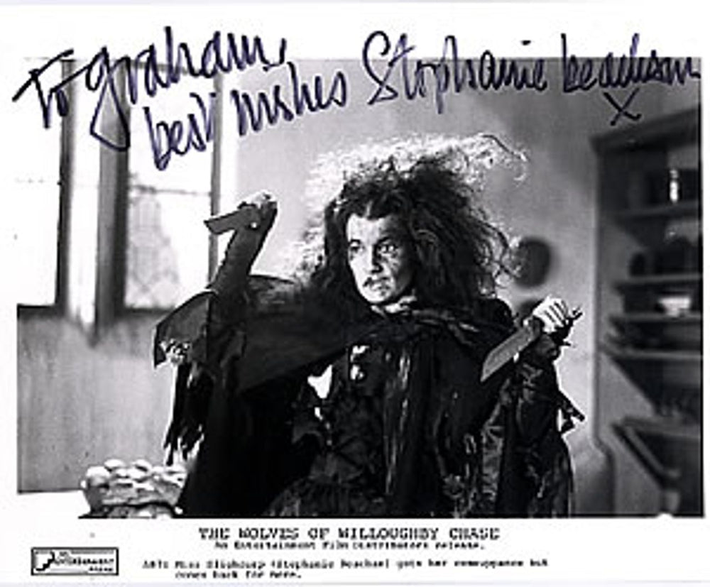 Stephanie Beacham The Wolves Of Willoughby Chase - Signed UK Promo photograph A87