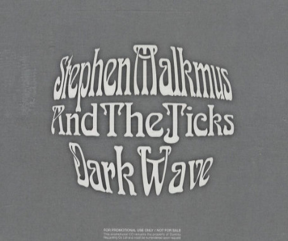 Stephen Malkmus Dark Wave UK Promo CD single (CD5 / 5") RUG158CDP