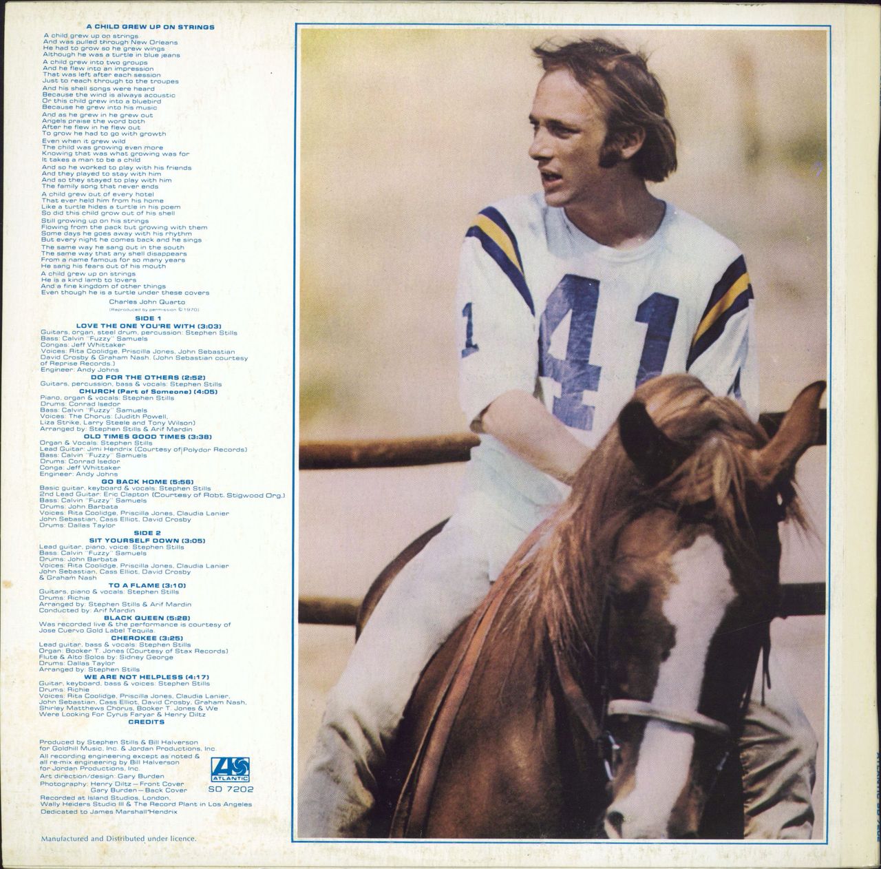 Stephen Stills Stephen Stills Australian Vinyl LP —