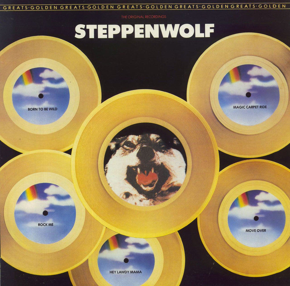 Steppenwolf Golden Greats UK vinyl LP album (LP record) MCM5002