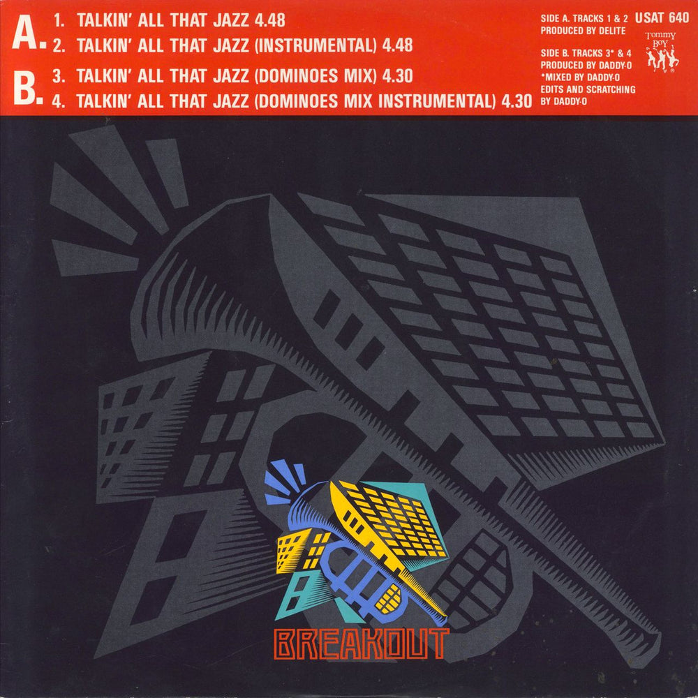 Stetsasonic ... Talkin' All That Jazz UK 12" vinyl single (12 inch record / Maxi-single) 5016902064069