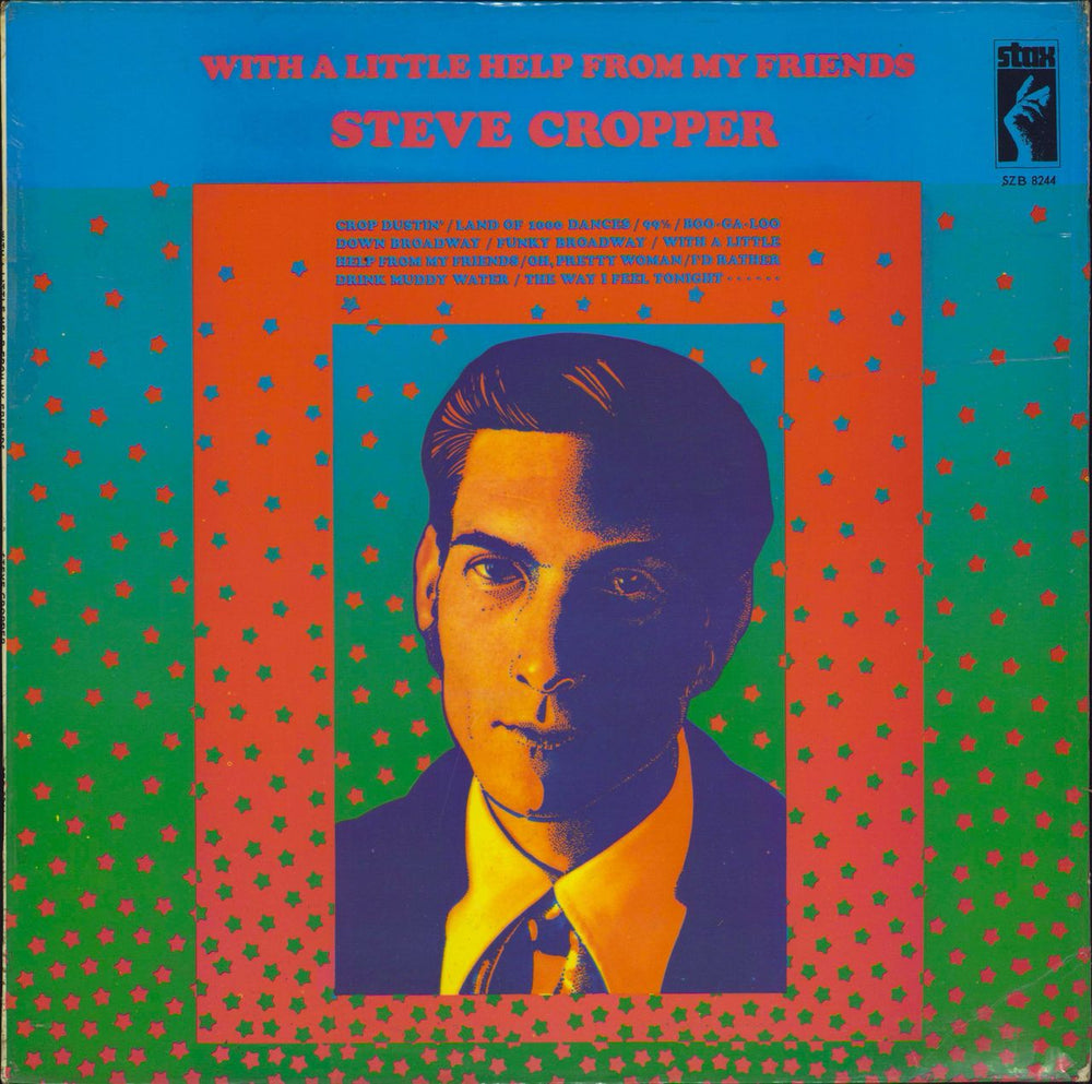 Steve Cropper With A Little Help From My Friends South African vinyl LP album (LP record) SZB8244