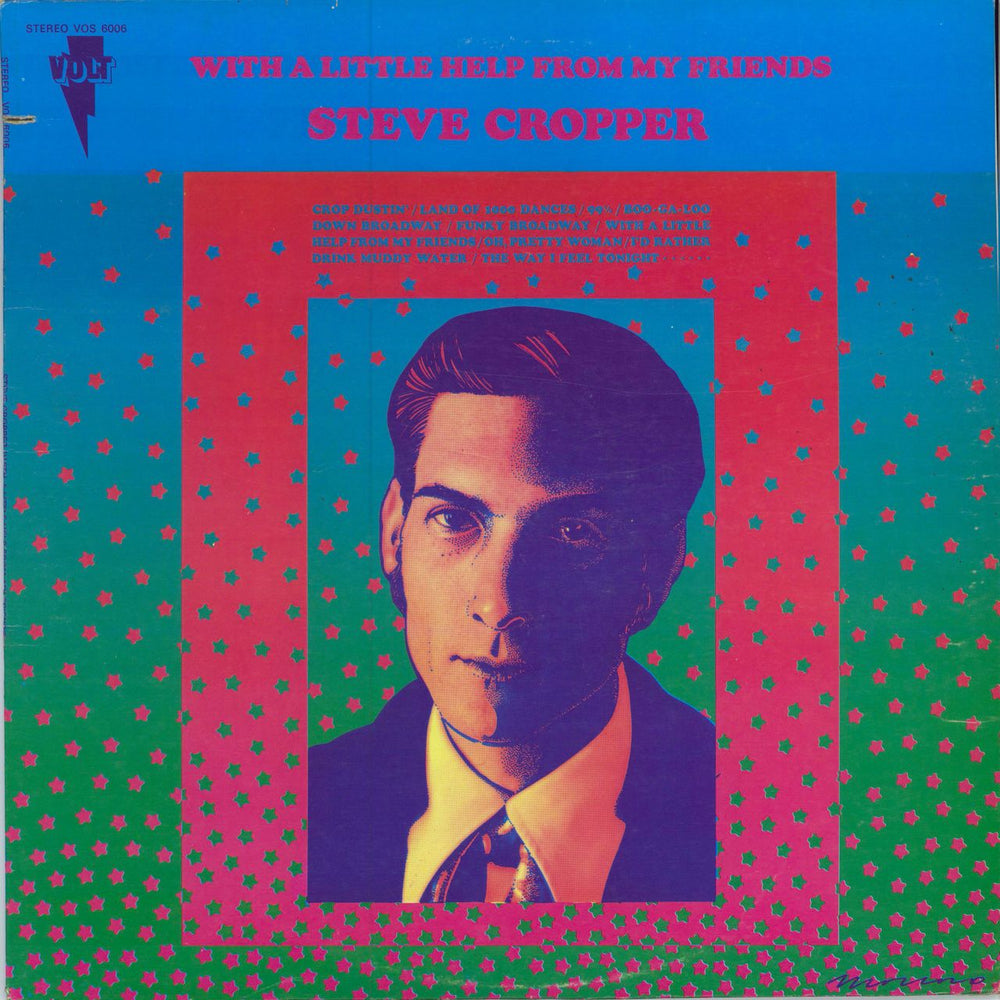 Steve Cropper With A Little Help From My Friends US vinyl LP album (LP record) VOS6006