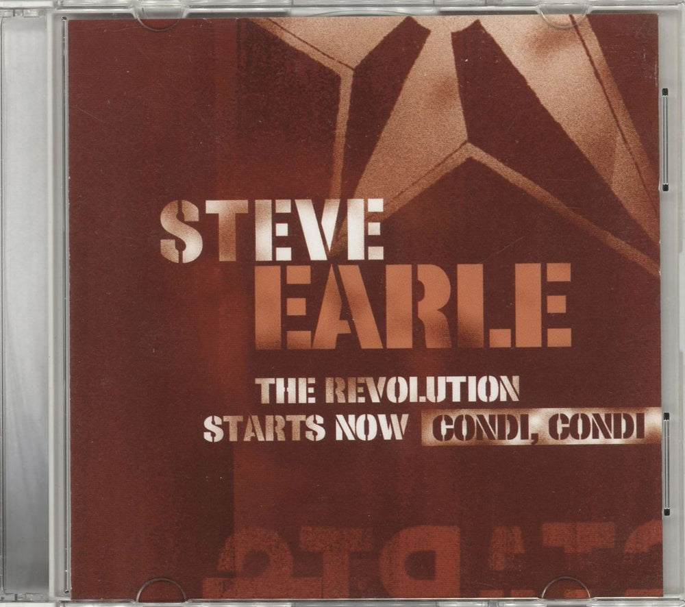 Steve Earle Condi, Condi UK Promo CD single (CD5 / 5") EARLE1