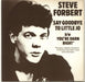 Steve Forbert Say Goodbye To Little Jo UK 7" vinyl single (7 inch record / 45)