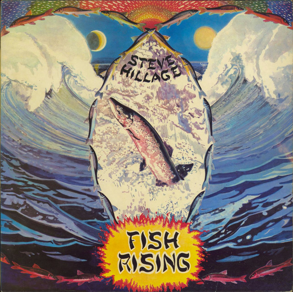 Steve Hillage Fish Rising - 1st + insert - EX UK vinyl LP album (LP record) V2031