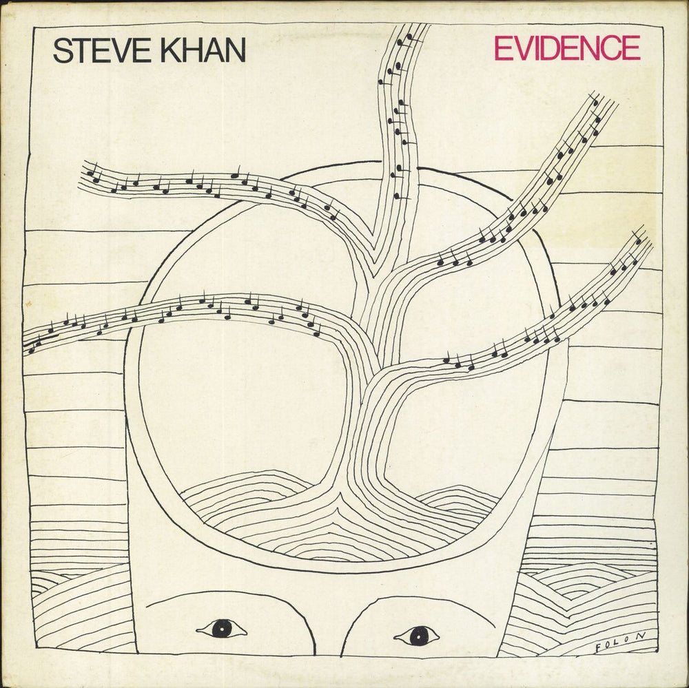 Steve Khan Evidence - Nimbus Supercut UK vinyl LP album (LP record) AN3023