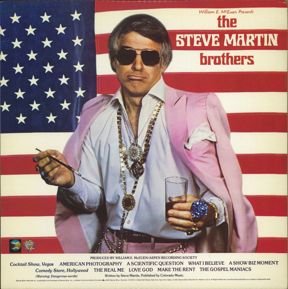 Steve Martin The Steve Martin Brothers US vinyl LP album (LP record)