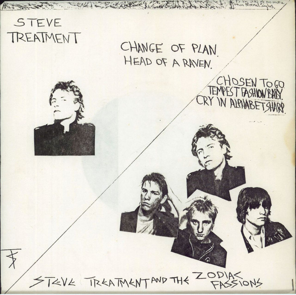 Steve Treatment Change Of Plan UK 7" vinyl single (7 inch record / 45) ZBHIT2