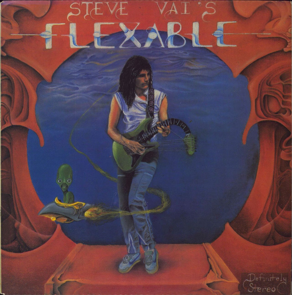 Steve Vai Steve Vai's Flexable US vinyl LP album (LP record) UR777