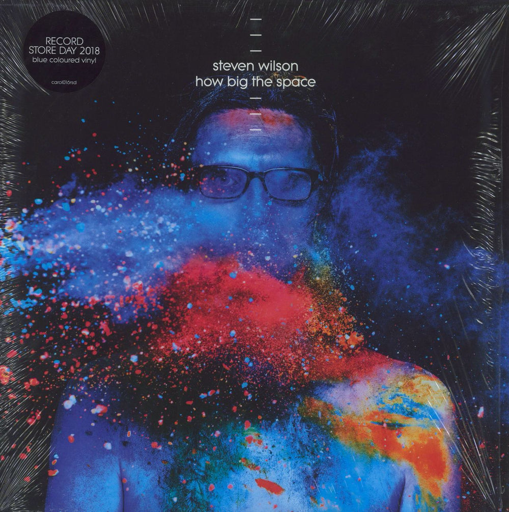 Steven Wilson How Big The Space - RSD18 - Blue Vinyl - Open Shrink UK 12" vinyl single (12 inch record / Maxi-single) CAROL016RSD