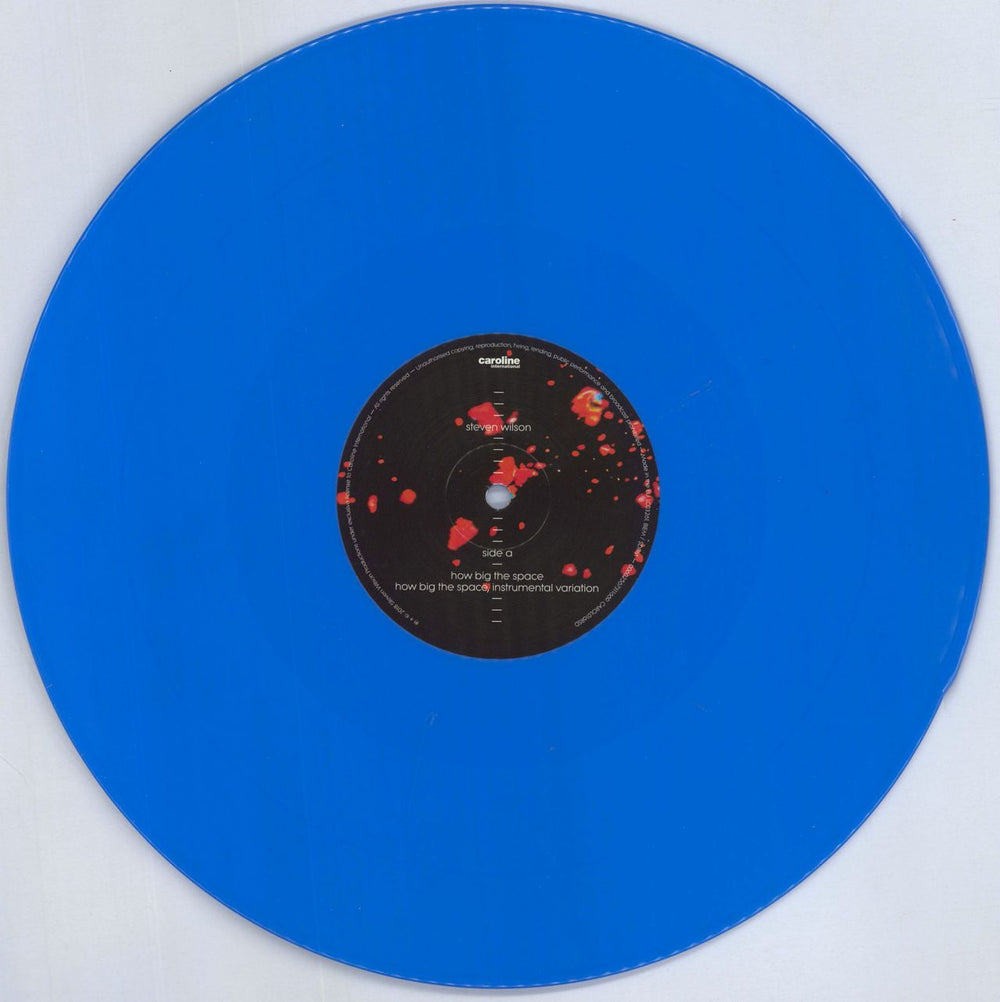 Steven Wilson How Big The Space - RSD18 - Blue Vinyl UK 12" vinyl single (12 inch record / Maxi-single) SXW12HO819446