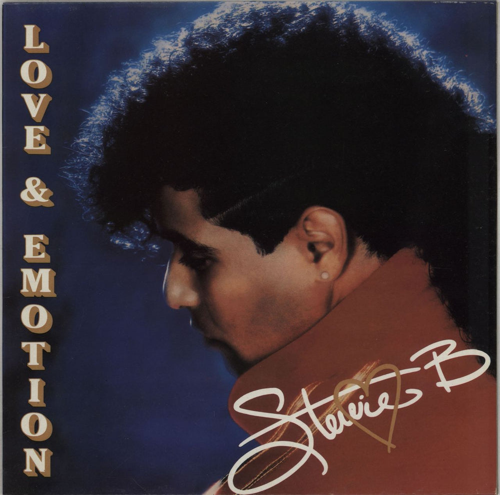 Stevie B Love & Emotion UK vinyl LP album (LP record) 849012-1