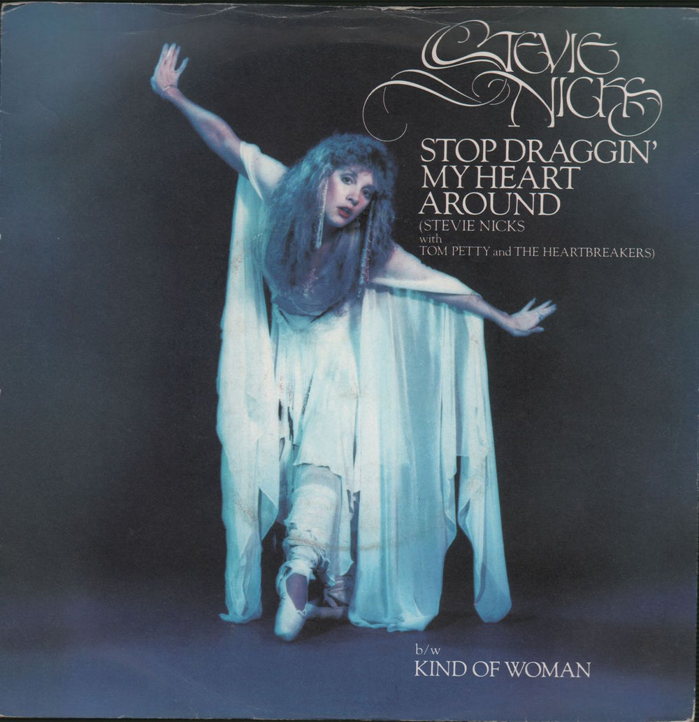 Stevie Nicks Stop Draggin' My Heart Around UK 7" vinyl single (7 inch record / 45) K79231