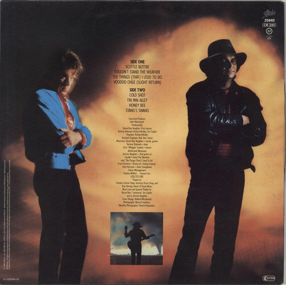 Stevie Ray Vaughan Couldn't Stand The Weather Dutch 2-LP vinyl record set (Double LP Album)