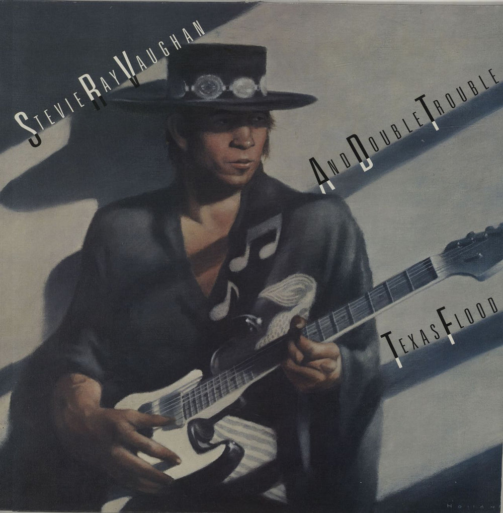 Stevie Ray Vaughan Texas Flood Dutch vinyl LP album (LP record) EPC25534