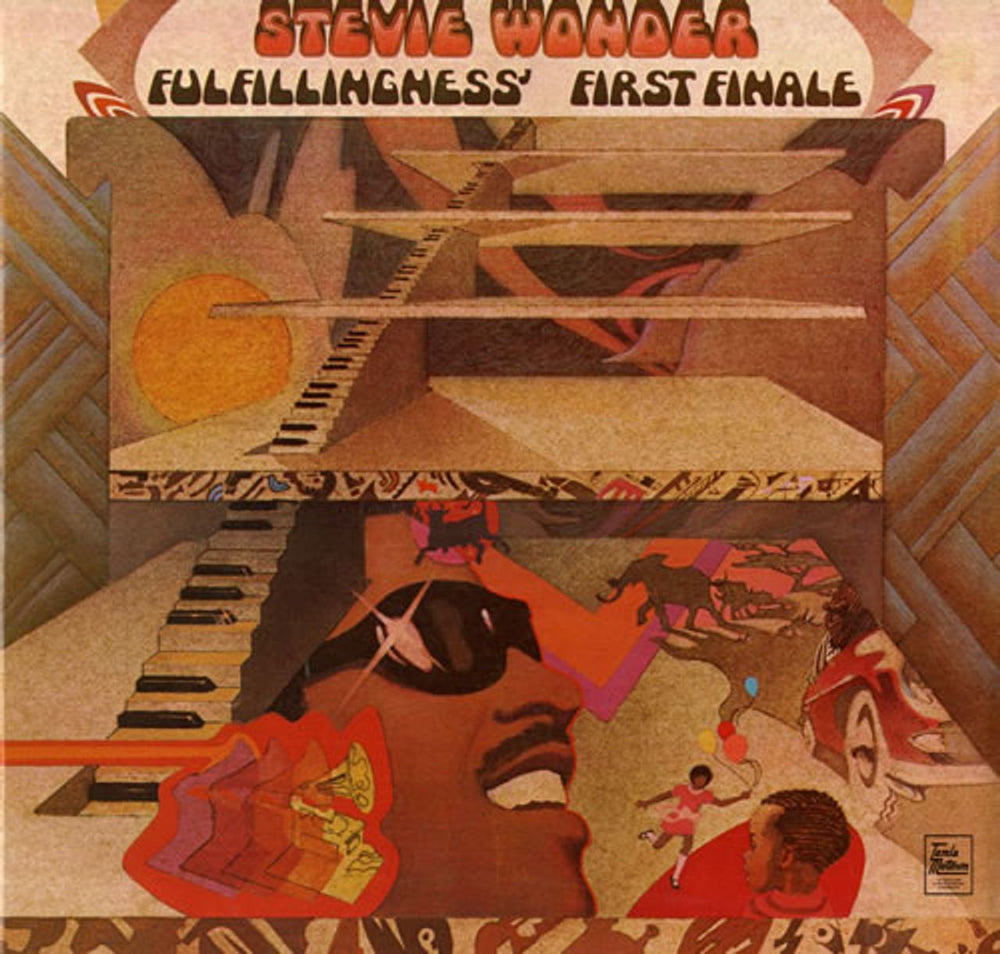 Stevie Wonder Fulfillingness' First Finale UK vinyl LP album (LP record) STMA8019