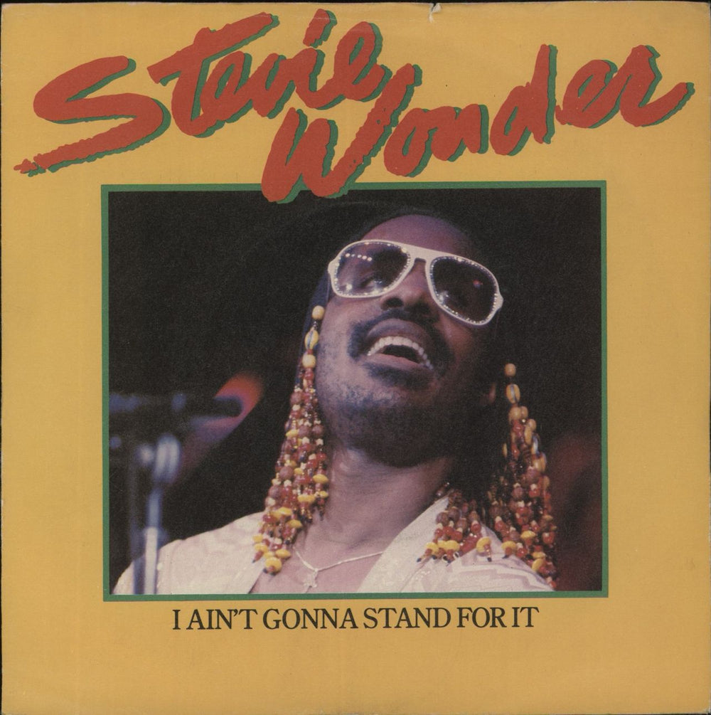 Stevie Wonder I Ain't Gonna Stand For It UK 7" vinyl single (7 inch record / 45) TMG1215