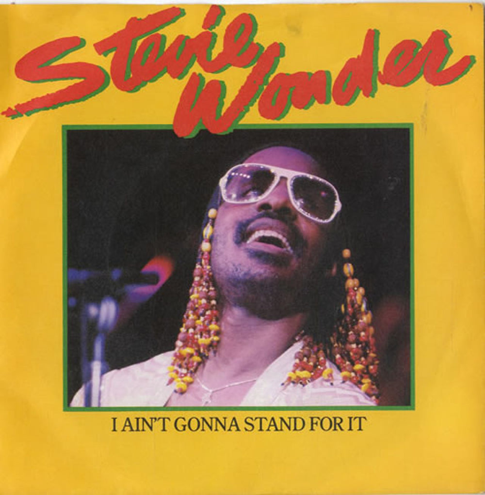 Stevie Wonder I Ain't Gonna Stand For It UK 7" vinyl single (7 inch record / 45) TMG1215