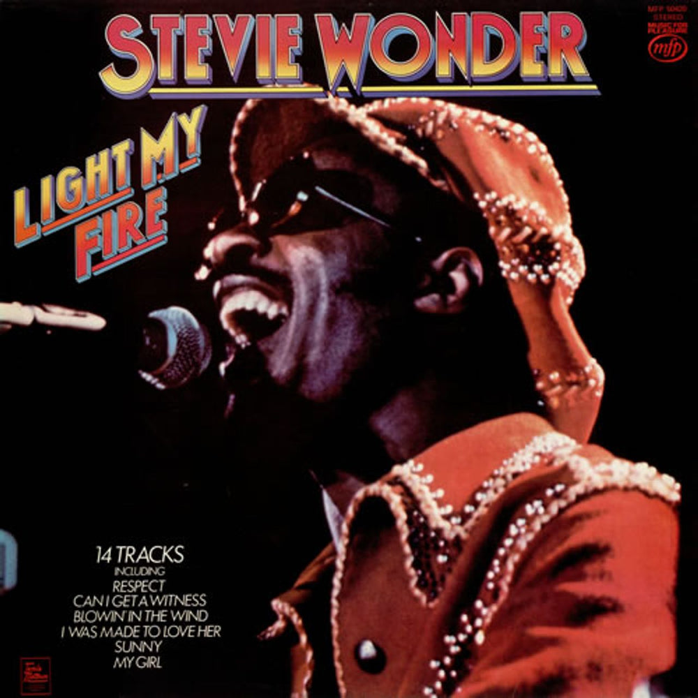 Stevie Wonder Light My Fire UK vinyl LP album (LP record) MFP50420