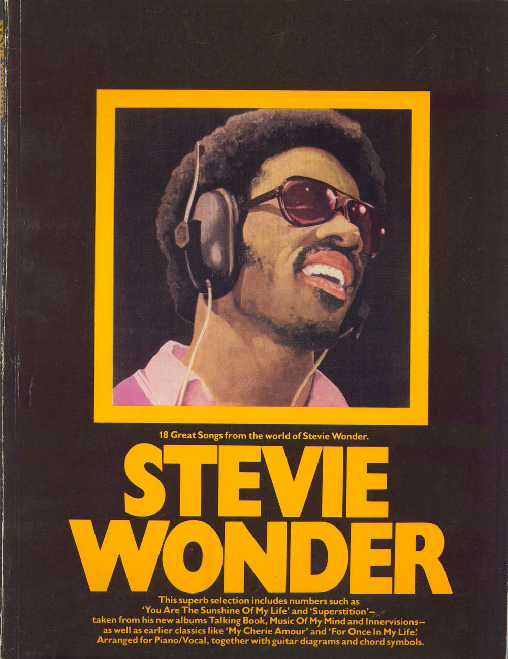 Stevie Wonder Stevie Wonder UK book AM1398G