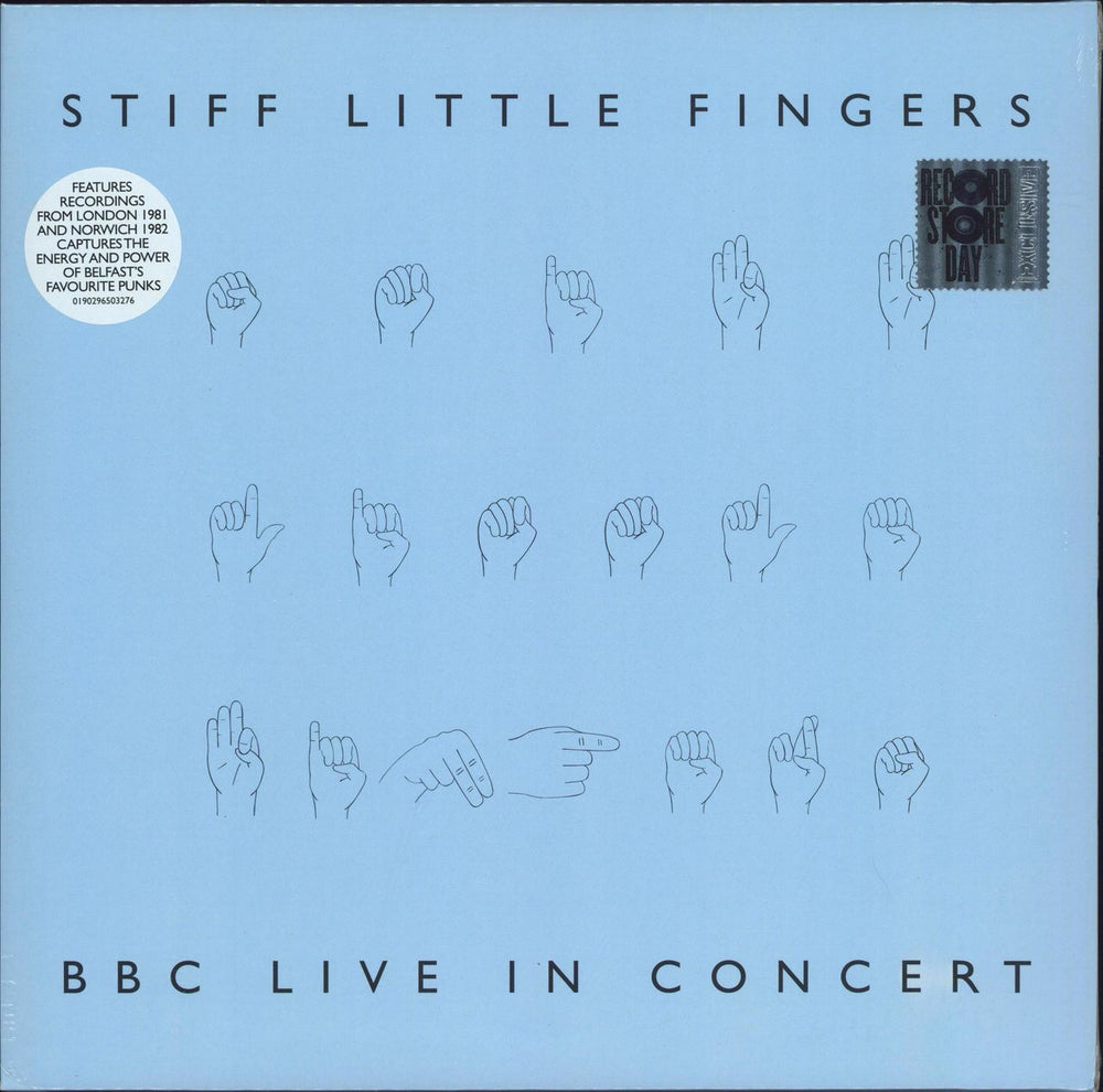 Stiff Little Fingers BBC Live In Concert - RSD 2022 - Curacao Coloured - Sealed UK 2-LP vinyl record set (Double LP Album) 0190296503276