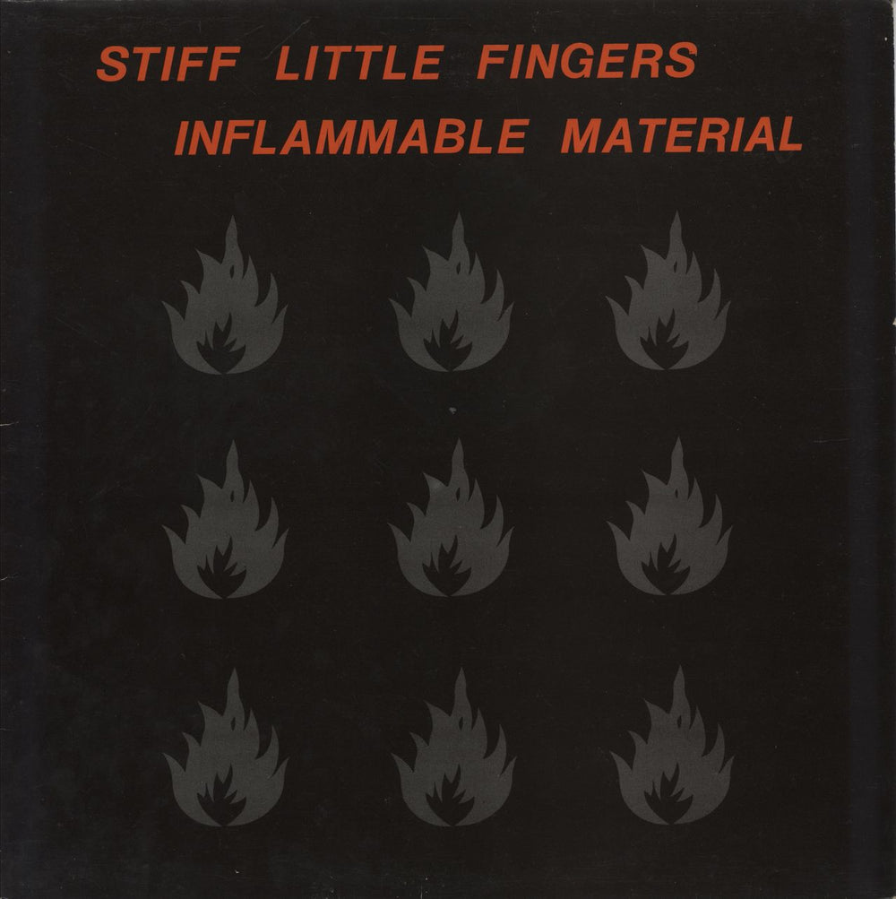 Stiff Little Fingers Inflammable Material - 1st UK vinyl LP album (LP record) ROUGH1