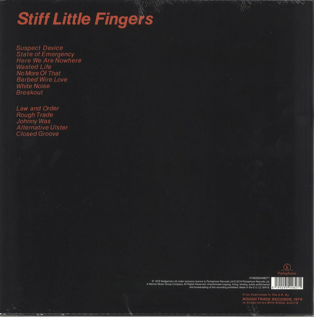 Stiff Little Fingers Inflammable Material - Sealed UK vinyl LP album (LP record) SFILPIN734958