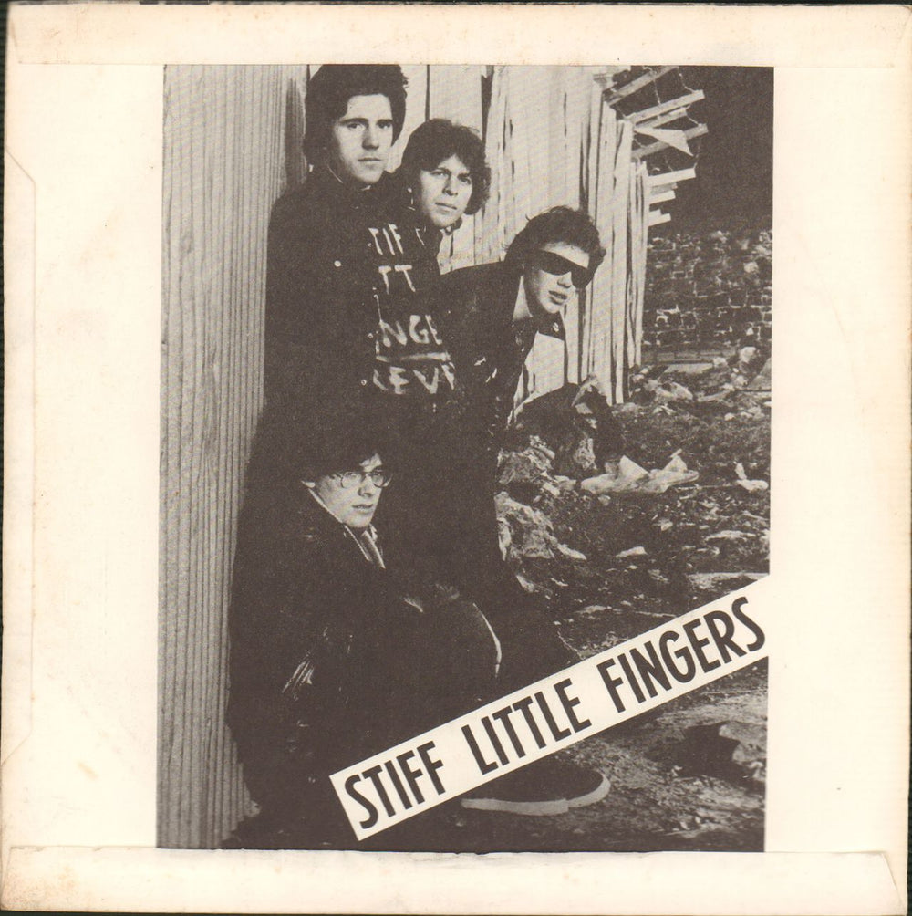 Stiff Little Fingers Suspect Device - 2nd Cream - P/S UK 7" vinyl single (7 inch record / 45)