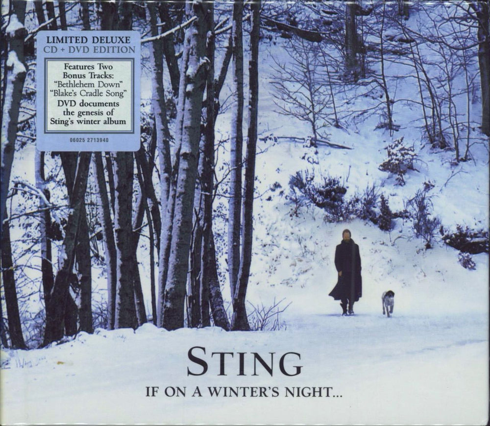 Sting If On A Winter's Night UK 2-disc CD/DVD set 060252713940GH