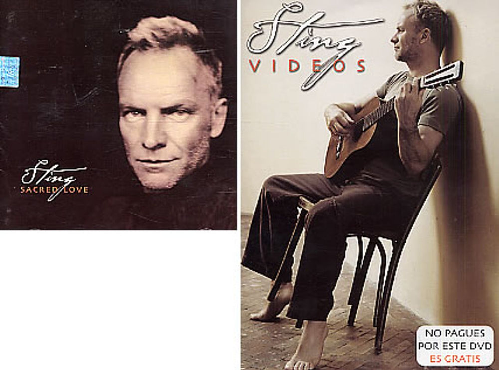 Sting Sacred Love + DVD Mexican 2-disc CD/DVD set 9860534