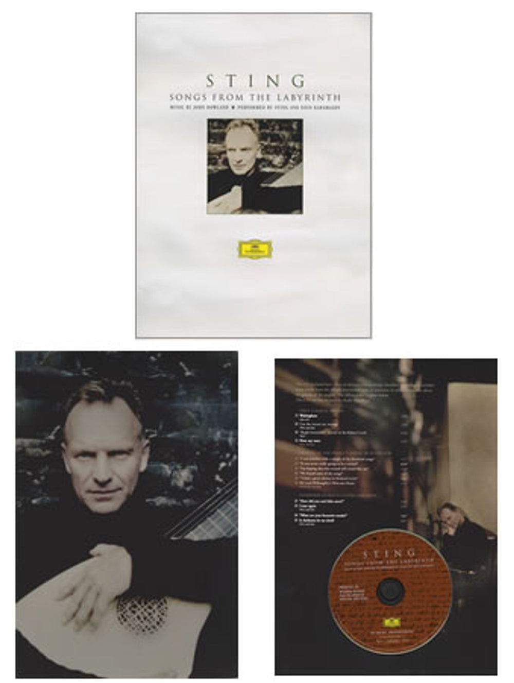 Sting Songs From The Labyrinth German Promo media press kit STIKISO379165