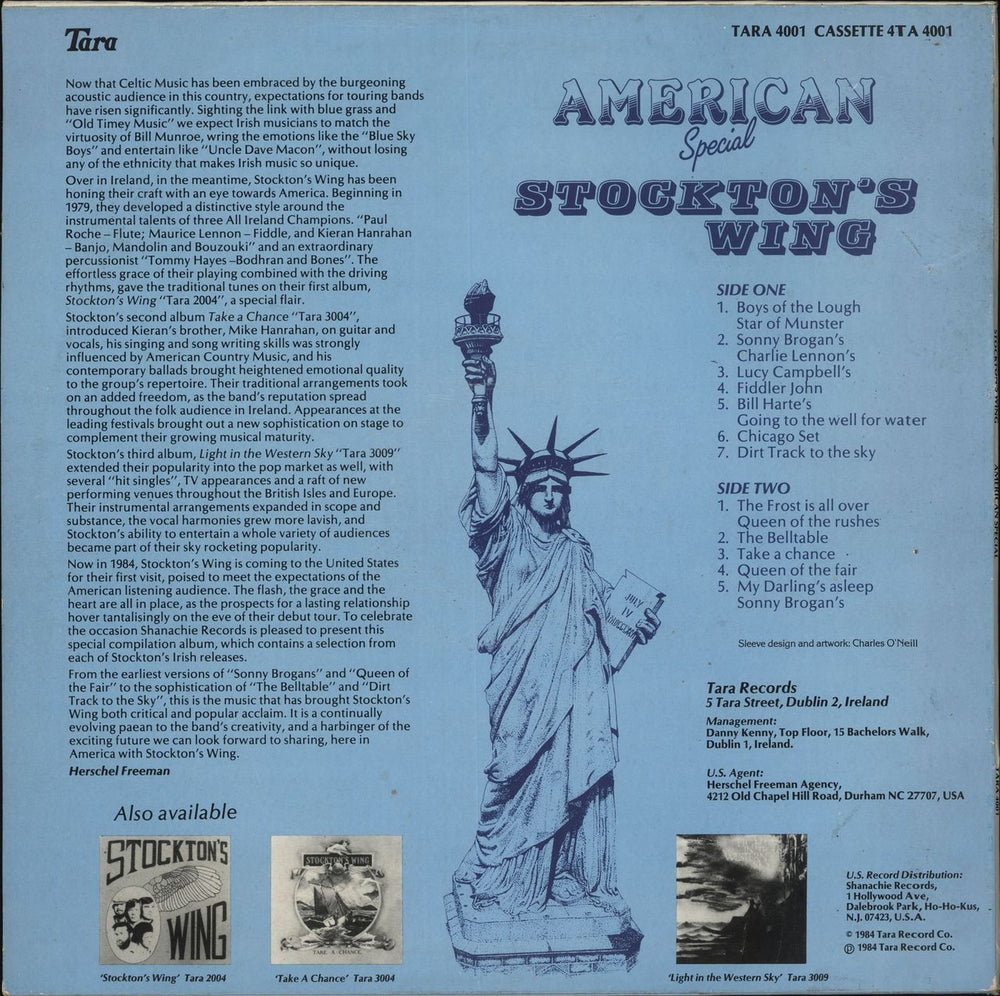 Stockton's Wing American Special UK vinyl LP album (LP record)