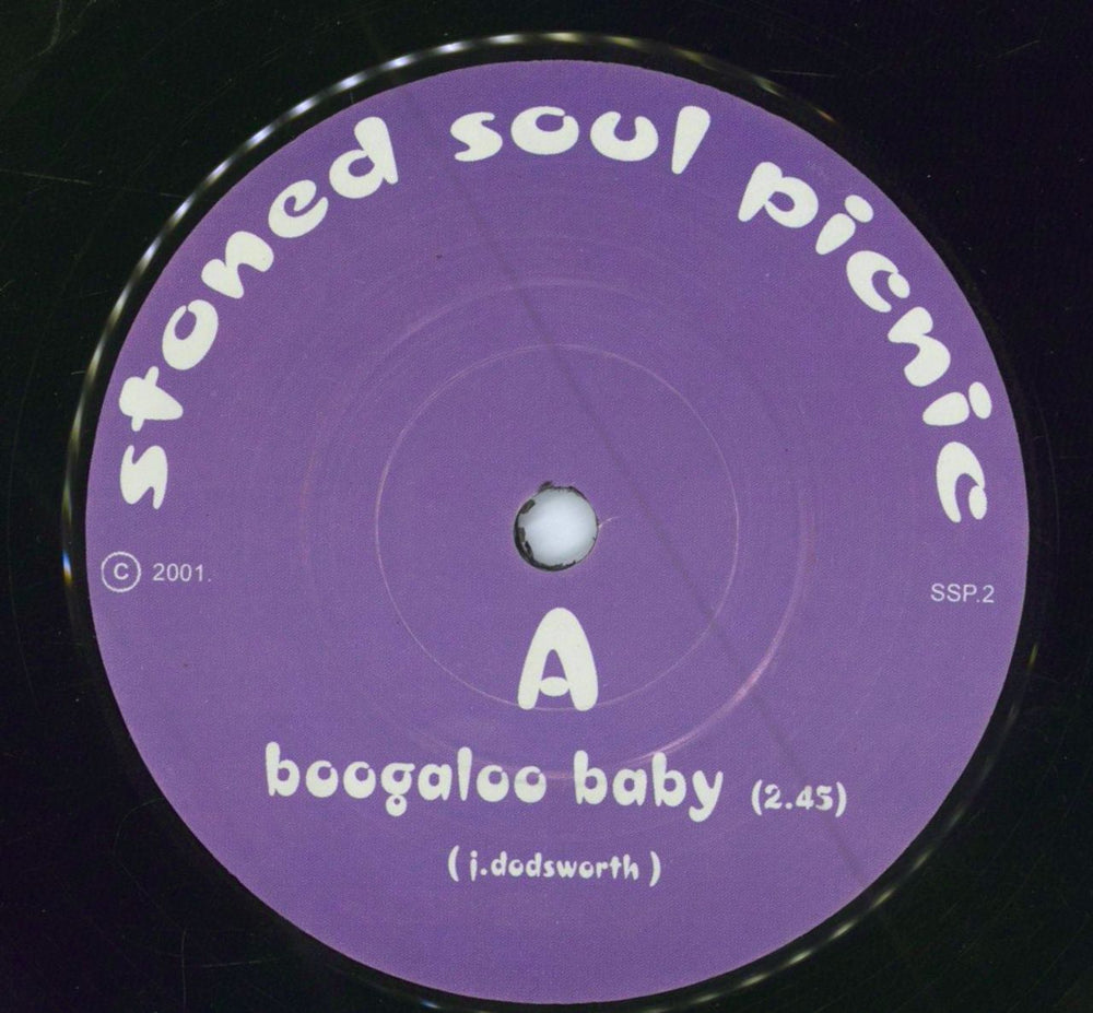 Stoned Soul Picnic Boogaloo Baby / Crosstown Traffic UK 7" vinyl single (7 inch record / 45) SSP2