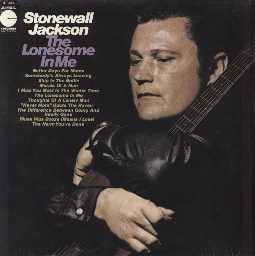 Stonewall Jackson The Lonesome In Me US vinyl LP album (LP record) LE10054