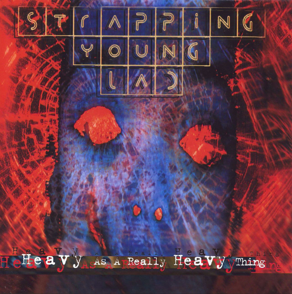 Strapping Young Lad Heavy As A Really Heavy Thing - Blue Vinyl French vinyl LP album (LP record) POSH640