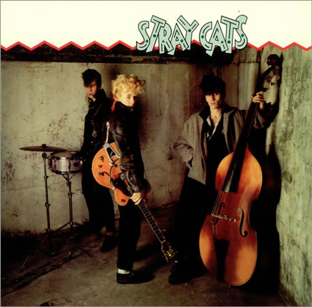 Stray Cats Stray Cats + Inner German vinyl LP album (LP record) 203295