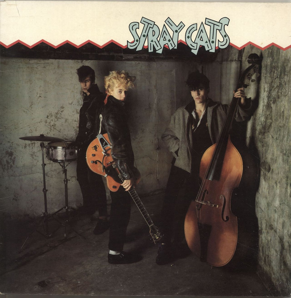 Stray Cats Stray Cats UK vinyl LP album (LP record) STRAY1