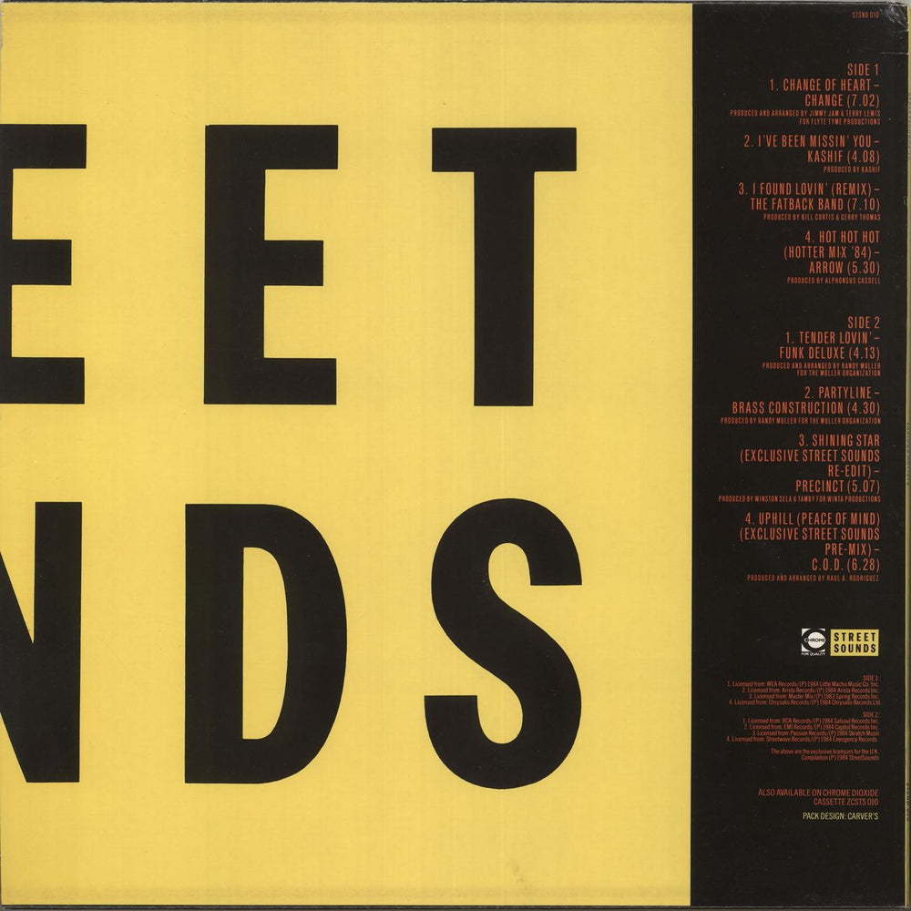 Street Sounds Compilation Street Sounds Edition 10 UK vinyl LP album (LP record)