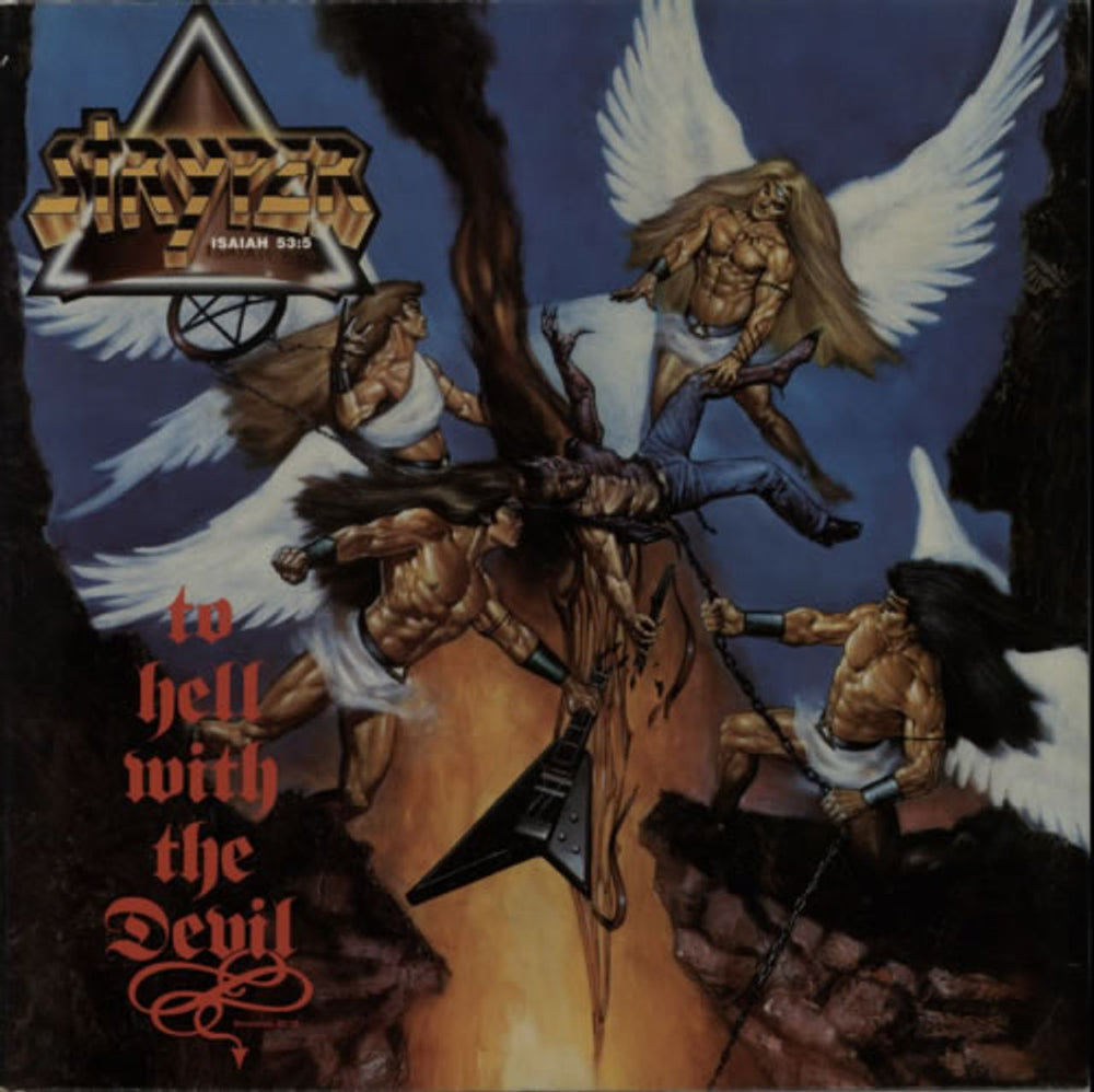 Stryper To Hell With The Devil UK vinyl LP album (LP record) MFN70