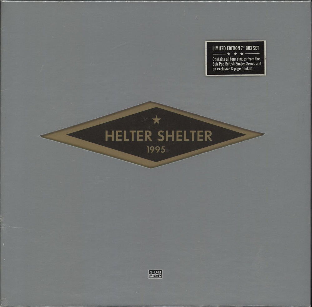 Sub Pop Helter Shelter - Sealed US 7" single box set 9878717761