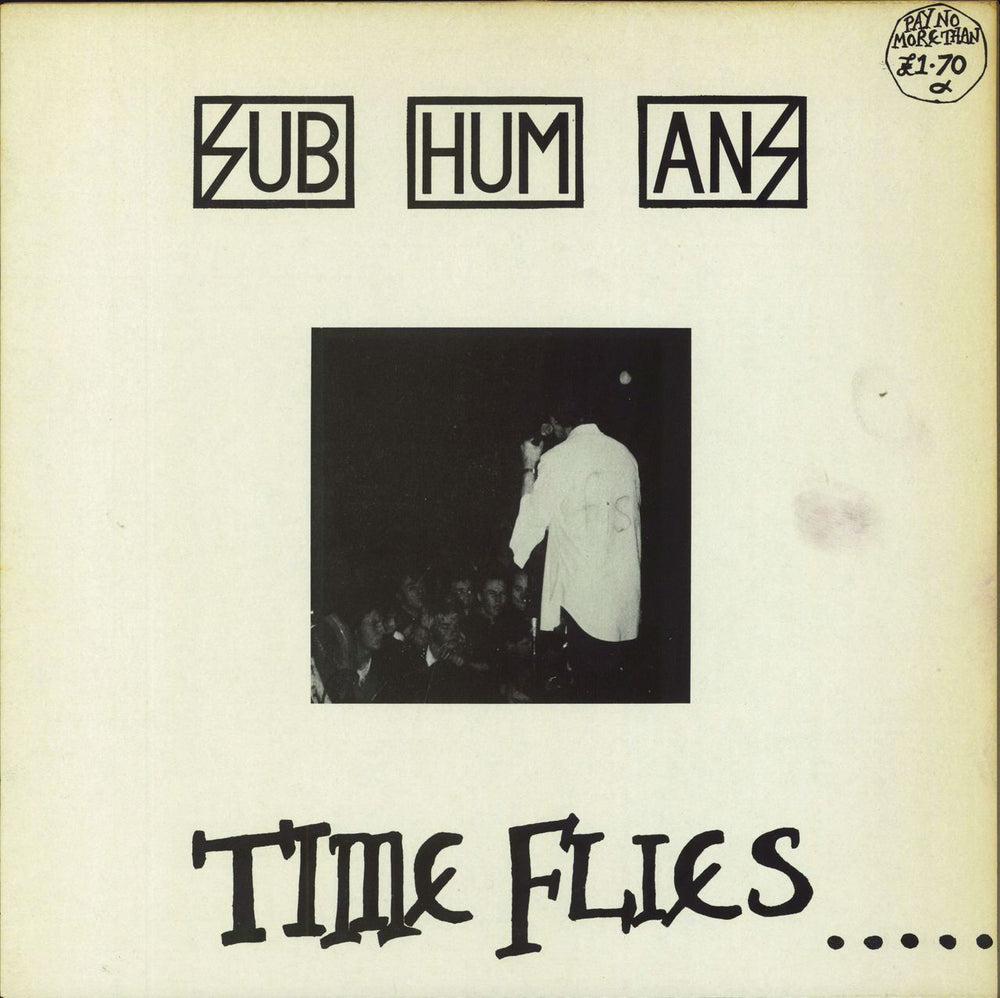 Subhumans Time Flies....But Aeroplanes Crash UK vinyl LP album (LP record) EFA07025