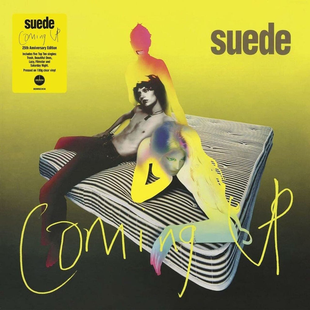 Suede Coming Up - 25th Anniversary Edition - Clear - Sealed UK vinyl LP album (LP record) DEMREC930