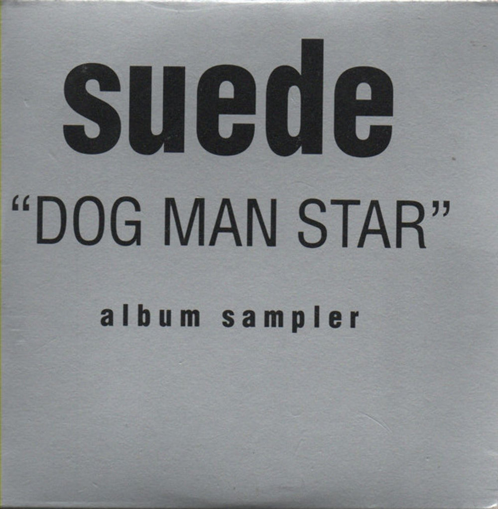 Suede Dog Man Star Album Sampler Austrian Promo CD album (CDLP) SAMPCD23542