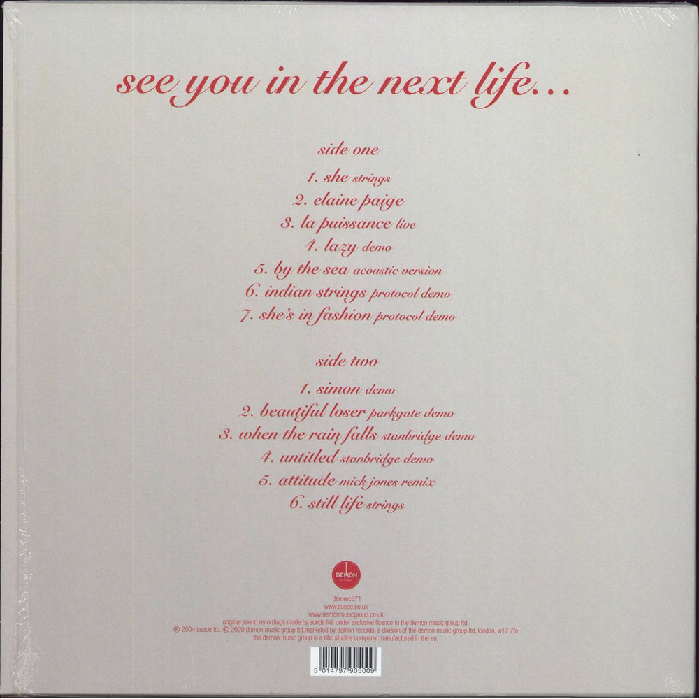 Suede See You In The Next Life... - 180gm UK vinyl LP album (LP record) 5014797905009