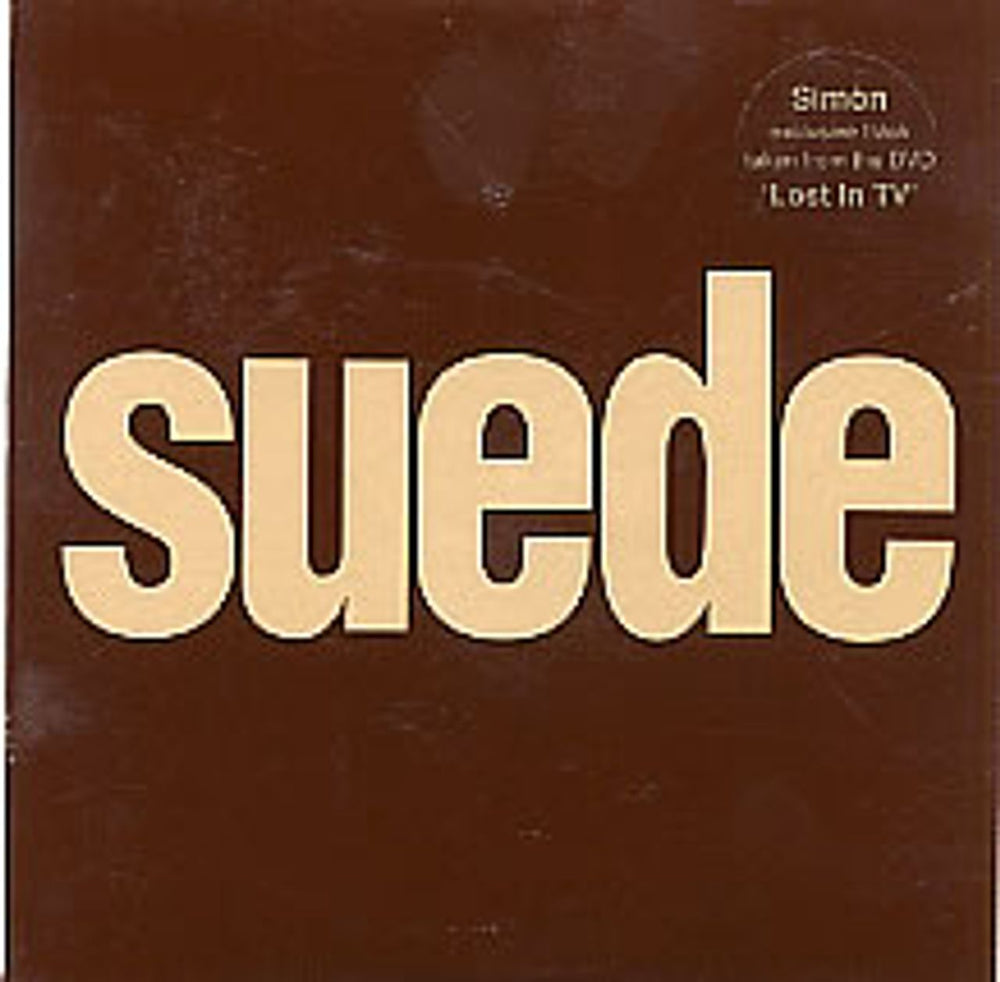 Suede Simon UK Promo CD single (CD5 / 5") PNUD60CD