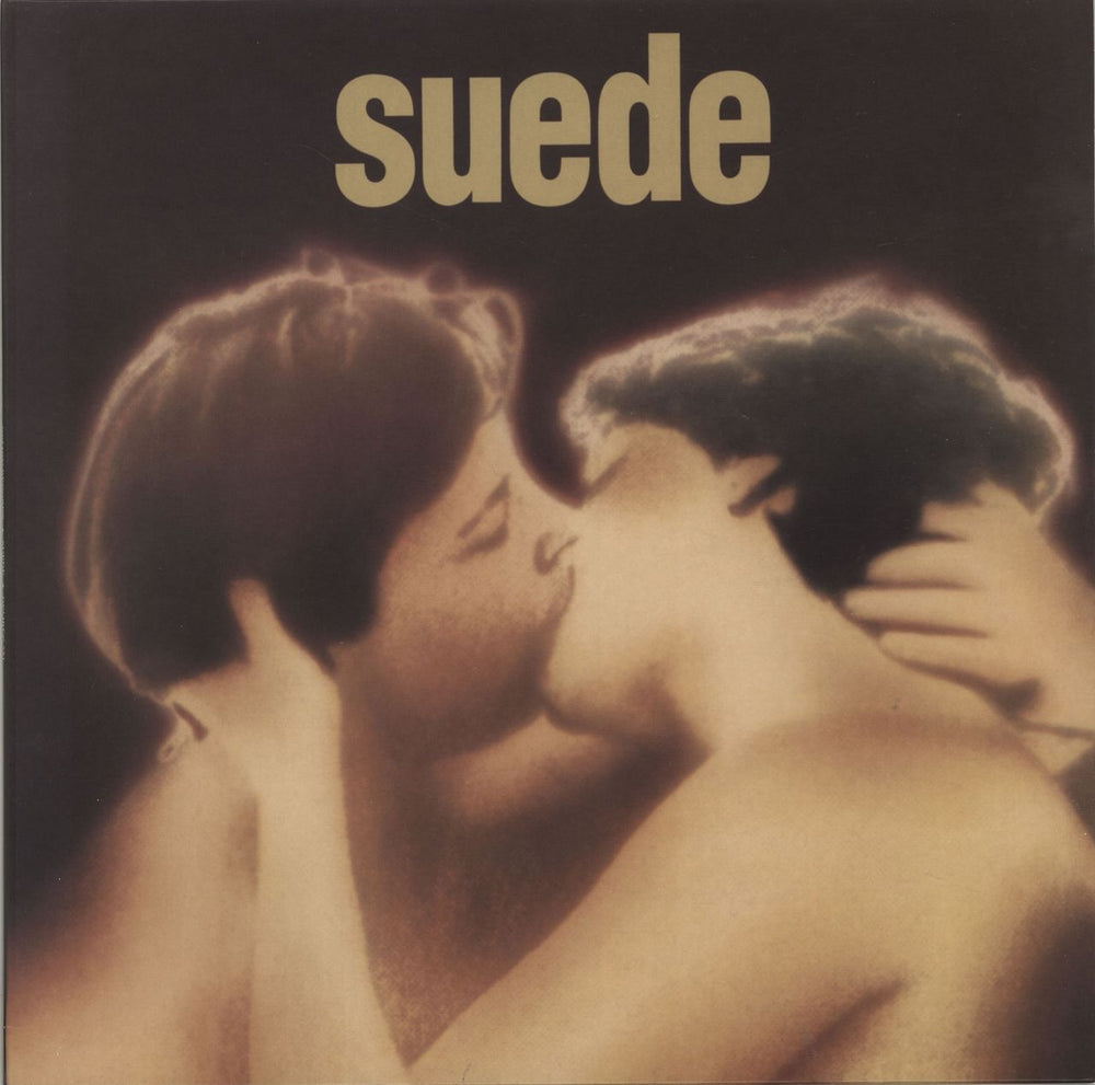 Suede Suede - Gold Vinyl UK vinyl LP album (LP record) DEMREC221