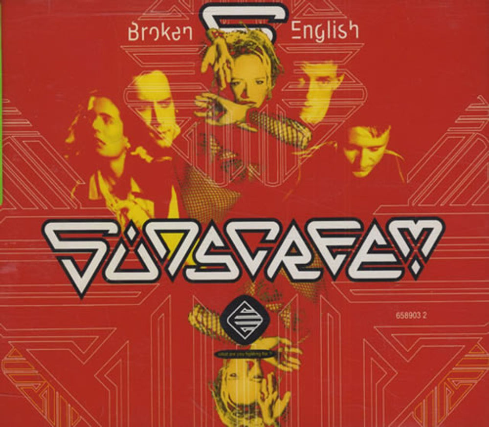 Sunscreem Broken English UK CD single (CD5 / 5") 6589032