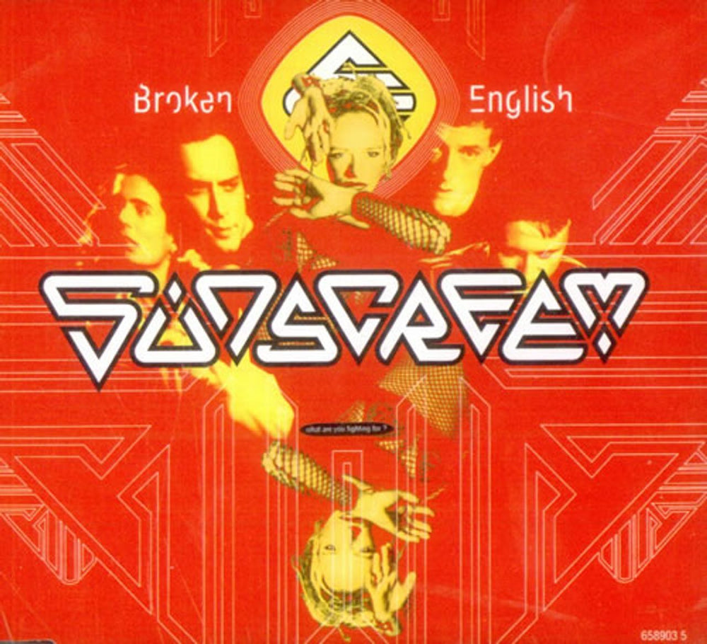 Sunscreem Broken English UK CD single (CD5 / 5") 6589035